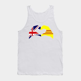 We Heart UK & South Vietnam Patriot Flag Series Tank Top